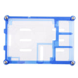 Maxbell 2xClear Case Enclosure Box for Raspberry Pi2 PI3 Model B+ Blue