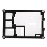 Maxbell 5xClear Case Enclosure Box for Raspberry Pi2 PI3 Model B+ Black