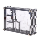 Maxbell 5xClear Case Enclosure Box for Raspberry Pi2 PI3 Model B+ Black