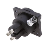 Maxbell 2x5pcs 3 Pin XLR Female Socket Panel Mount Chassis Connector Adapter