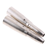 Maxbell 2 Pack XLR 3-Pin Male to 1/4" 6.35mm Mono Female Jack Audio Mic Adapter - Aladdin Shoppers