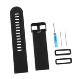 Maxbell 2xSilicone Wrist Band Replacement Strap for Suunto Traverse Smart Watch Black