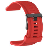 Maxbell 2xSilicone Wrist Band Replacement Strap for Suunto Traverse Smart Watch Red