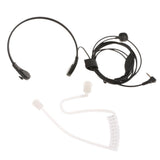 Maxbell 2x2 Way Talk Headset PTT Mic Acoustic Tube Earpiece for Motorola T-Series
