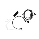 Maxbell 2x2 Way Talk Headset PTT Mic Acoustic Tube Earpiece for Motorola T-Series