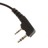 Maxbell 5xClip Walkie Talkie Headset Earpiece Mic for 2 PIN Kenwood Baofeng
