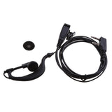 Maxbell 11xClip Walkie Talkie Headset Earpiece Mic for 2 PIN Kenwood Baofeng