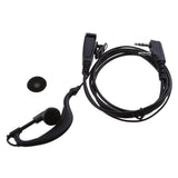 Maxbell 5xClip Walkie Talkie Headset Earpiece Mic for 2 PIN Kenwood Baofeng
