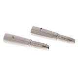 Maxbell 4x2pc - XLR 3-Pin Male to 1/4" 6.35mm Mono Female Jack Audio Cable Mic Adapter