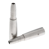 Maxbell 4x2pc - XLR 3-Pin Male to 1/4" 6.35mm Mono Female Jack Audio Cable Mic Adapter