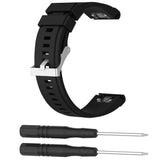 Maxbell 2xSilicone Wrist Band Replacement Strap for Garmin Fenix 5x Smart Watch Black