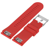 Maxbell 2xSilicone Wrist Band Replacement Strap for Garmin Fenix 5x Smart Watch Red