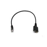 Maxbell 4xDual 3.5mm Female to RJ9 Jack Adapter Convertor Headset Telephone Use Cable