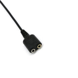 Maxbell 4xDual 3.5mm Female to RJ9 Jack Adapter Convertor Headset Telephone Use Cable