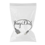 Maxbell 4xDual 3.5mm Female to RJ9 Jack Adapter Convertor Headset Telephone Use Cable