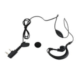 Maxbell 28x2-pin K Type Hanging Earphone with Microphone for Baofeng Walkie Talkie