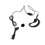 Maxbell 28x2-pin K Type Hanging Earphone with Microphone for Baofeng Walkie Talkie