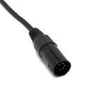 Maxbell 6x5-Pin Male to 3-Pin Female XLR Turnaround DMX Adapter Cable