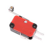 Maxbell 2x V-156-1C25 Micro Limit Switch Long Hinge Roller Lever Arm Open SPDT 15A