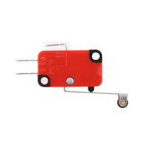 Maxbell 3x V-156-1C25 Micro Limit Switch Long Hinge Roller Lever Arm Open SPDT 15A