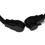 Maxbell 2x3.5mm Throat Viberate Mic Adjustable Neckband Headphone for Phones/Gaming