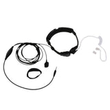 Maxbell 2x3.5mm Throat Viberate Mic Adjustable Neckband Headphone for Phones/Gaming