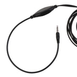 Maxbell 2x3.5mm Throat Viberate Mic Adjustable Neckband Headphone for Phones/Gaming