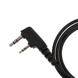 Maxbell 2x2-pin Covert Acoustic Tube Earpiece Headset for Kenwood Wouxun Baofeng