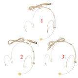 Maxbell 8xProfessional Ear Hook Wired Headset / Headworn Microphone Skin Color 3Pin