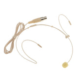 Maxbell 2pcs Mini Wired Headset Headworn Microphone Condenser Mic for Tour Guide