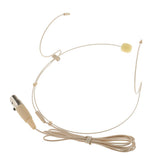 Maxbell 2pcs Mini Wired Headset Headworn Microphone Condenser Mic for Tour Guide