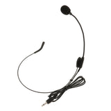 Maxbell 2xEar Hook Omni-Directional Boom Head Worn Microphone  3.5mm Straight Angle