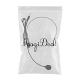 Maxbell 2xEar Hook Omni-Directional Boom Head Worn Microphone  3.5mm Straight Angle