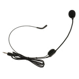 Maxbell 2xEar Hook Omni-Directional Boom Head Worn Microphone  3.5mm Straight Angle