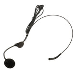 Maxbell 2xEar Hook Omni-Directional Boom Head Worn Microphone  3.5mm Right Angle