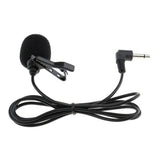 Maxbell 10xLavalier Lapel Tie Clip-on Vacuum Tube Microphone 3.5mm Right Angle