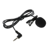 Maxbell 10xLavalier Lapel Tie Clip-on Vacuum Tube Microphone 3.5mm Right Angle