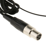 Maxbell 4xDouble Ear Hook Wired Headset Headworn Microphone Black XLR 3Pin