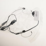Maxbell 3xDouble Ear Hook Wired Headset Headworn Microphone Black XLR 3Pin