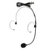 Maxbell 2xDouble Ear Hook Wired Headset Headworn Microphone Black XLR 4Pin