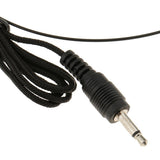 Maxbell 3xDouble Ear Hook Wired Headset Headworn Microphone Black 3.5mm Straight Angle