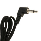 Maxbell 5xDouble Ear Hook Wired Headset Headworn Microphone Black 3.5mm Right Angle