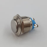 Maxbell 2x19mm Nickel Plated Brass Waterproof Starter Switch Momentary Push Button
