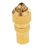 Maxbell 2x10 Pieces TV Aerial Male Connectors Coaxial RF Cable Plug Grip End Adapter