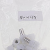 Maxbell 3x10 Pieces Right Angle RF Male Connector Plug for Coaxial Cable TV Aerial