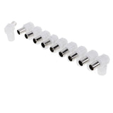 Maxbell 3x10 Pieces Right Angle RF Male Connector Plug for Coaxial Cable TV Aerial