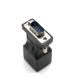 Maxbell DB9 RS232 Male to RJ45 Female Adapter COM Port to LAN Ethernet Port Converter