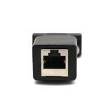 Maxbell DB9 RS232 Male to RJ45 Female Adapter COM Port to LAN Ethernet Port Converter