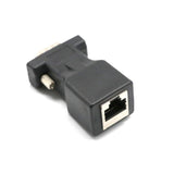 Maxbell DB9 RS232 Male to RJ45 Female Adapter COM Port to LAN Ethernet Port Converter