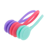 Maxbell 2x3Pieces Magnetic Earphone Cable Winders Wrap Corder Organzier String Tidy D